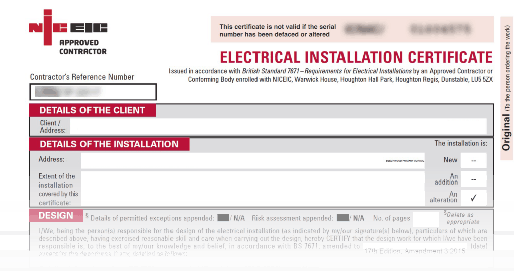 A Sparks Guide To The Electrical Installation Condition Report Eicr